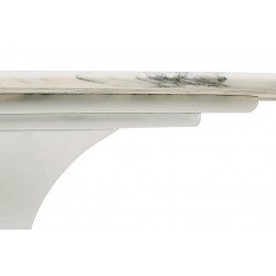 Stół Inspirowany Projektem Tulip Z owalnym Blatem Z Marmuru