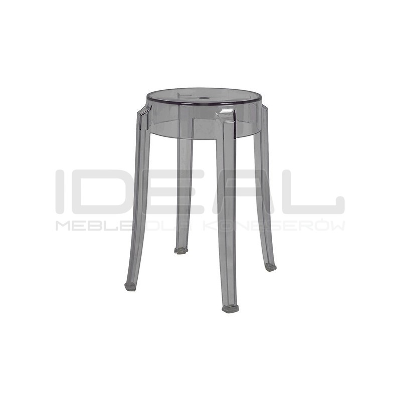 Stołek przezroczysty Charles