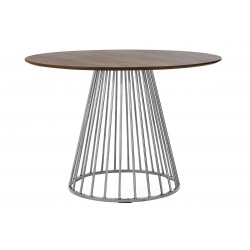 Stół GLAM WALNUT 110  stół z fornirem orzechowym