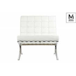 Fotel Bauhaus Inspirowany Projektem Barcelona Mod w ekoskórze