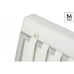 Fotel Bauhaus Inspirowany Projektem Barcelona Mod w ekoskórze