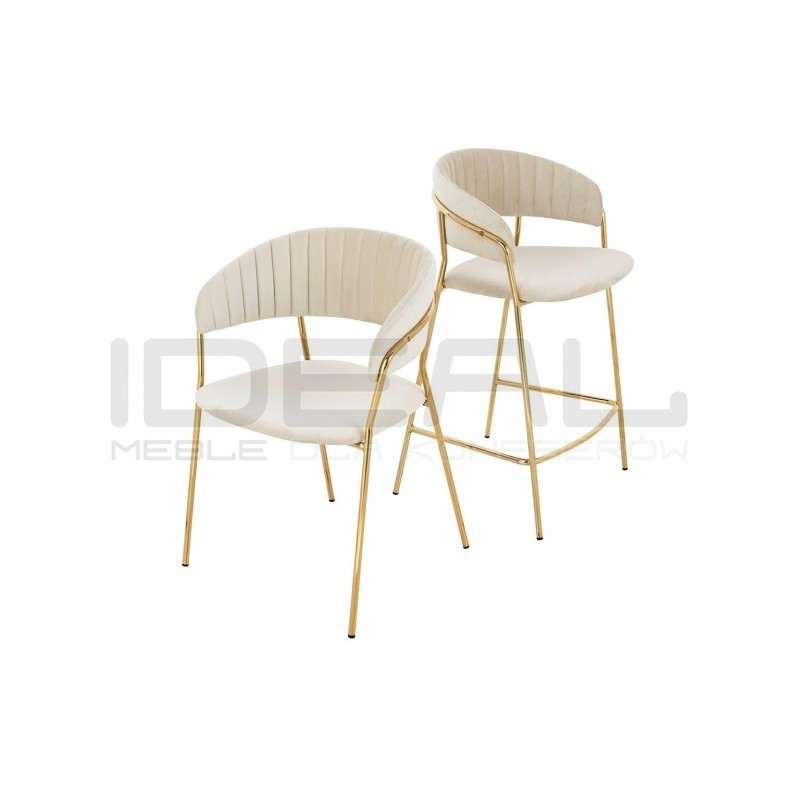 Krzesło Glamour Kubełkowe Margo