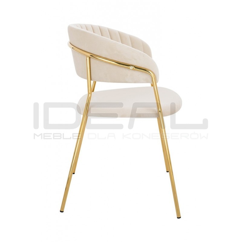 Krzesło Glamour Kubełkowe Margo