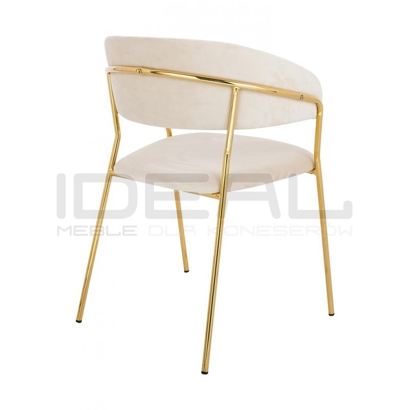 Krzesło Glamour Kubełkowe Margo