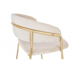 Krzesło Glamour Kubełkowe Margo