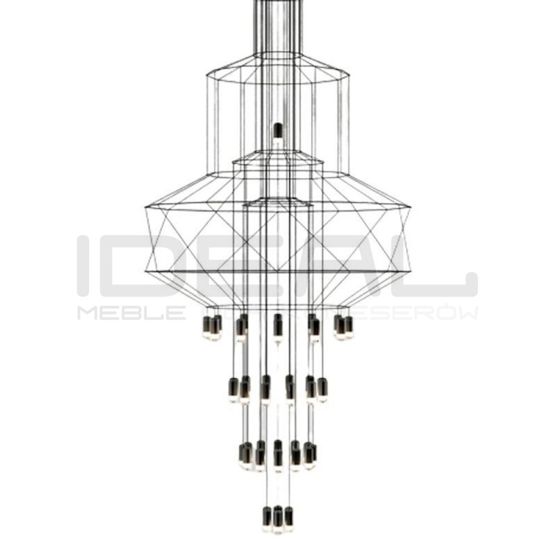 Lampa designerska wisząca linea 43