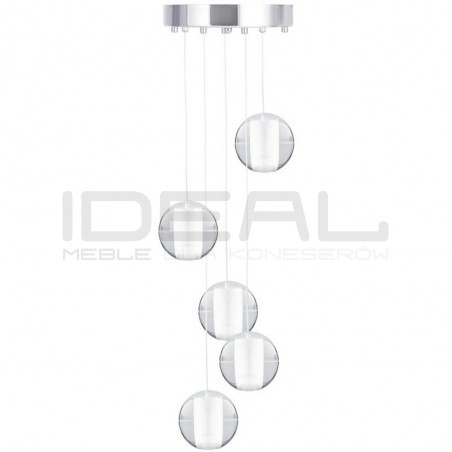 Lampa Wisząca srebrna Starlight 5