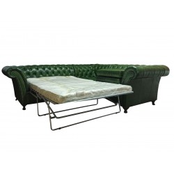 Narożnik Chesterfield Fine Ludwik 260x230 z funkcją spania codziennego