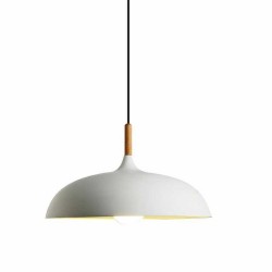 LAMPA WISZĄCA SAUCER 45 CM biała czarna