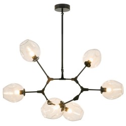 Lampa Wisząca czarna Modern Orchidea 6