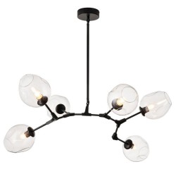 Lampa Wisząca czarna Modern Orchidea 6
