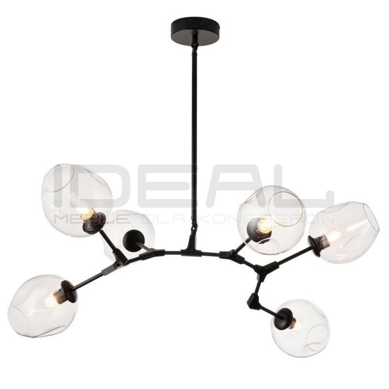 Lampa Wisząca czarna Modern Orchidea 6