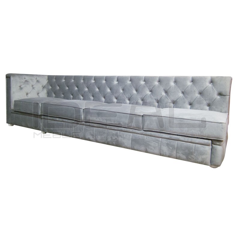 Narożnik modułowy chesterfield Celebrity z funkcją spania 195x300