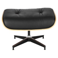 Fotel Bauhaus Vip z podnóżkiem- sklejka walnut