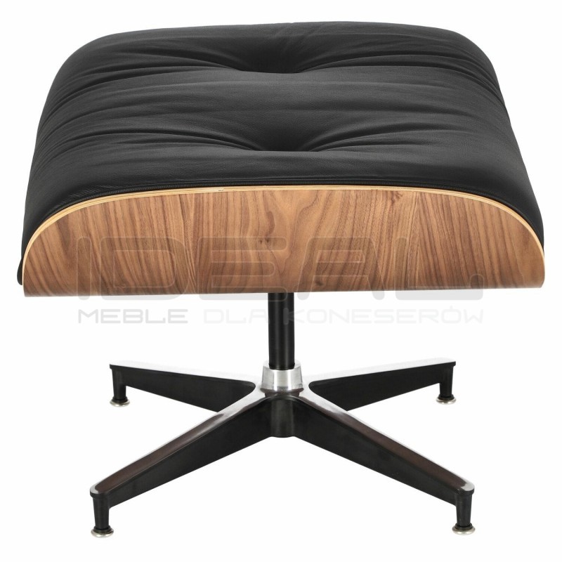 Fotel Bauhaus Vip z podnóżkiem- sklejka walnut