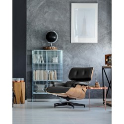 Fotel Bauhaus Vip z podnóżkiem- sklejka walnut