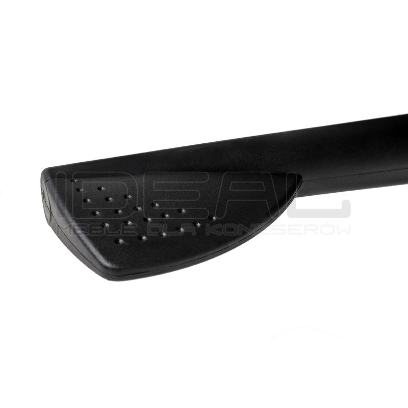 Fotel biurowy Bauhaus Lounge Business z podnóżkiem - sklejka orzech