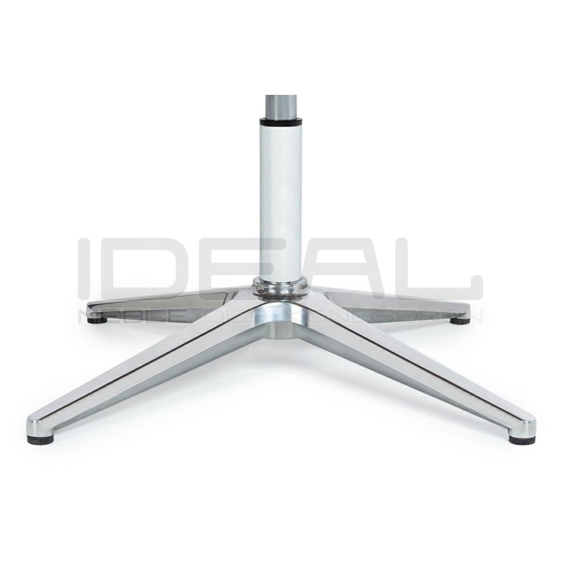 Fotel biurowy Bauhaus Lounge Business z podnóżkiem - sklejka orzech