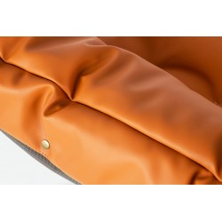 Fotel bauhaus ARNI LOW z podnóżkiem