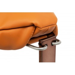 Fotel bauhaus ARNI LOW z podnóżkiem