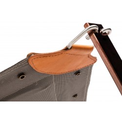 Fotel bauhaus ARNI LOW z podnóżkiem