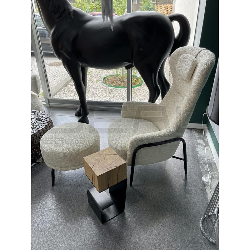 Fotel TEDDY GRAND z podnóżkiem