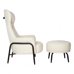 Fotel TEDDY GRAND z podnóżkiem