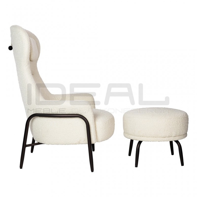 Fotel TEDDY GRAND z podnóżkiem