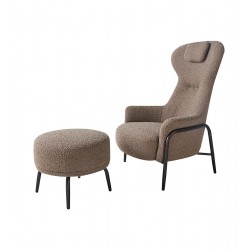 Fotel TEDDY GRAND z podnóżkiem