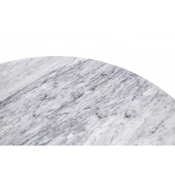 Stół inspirowany projektem Tulip z blatem z marmuru