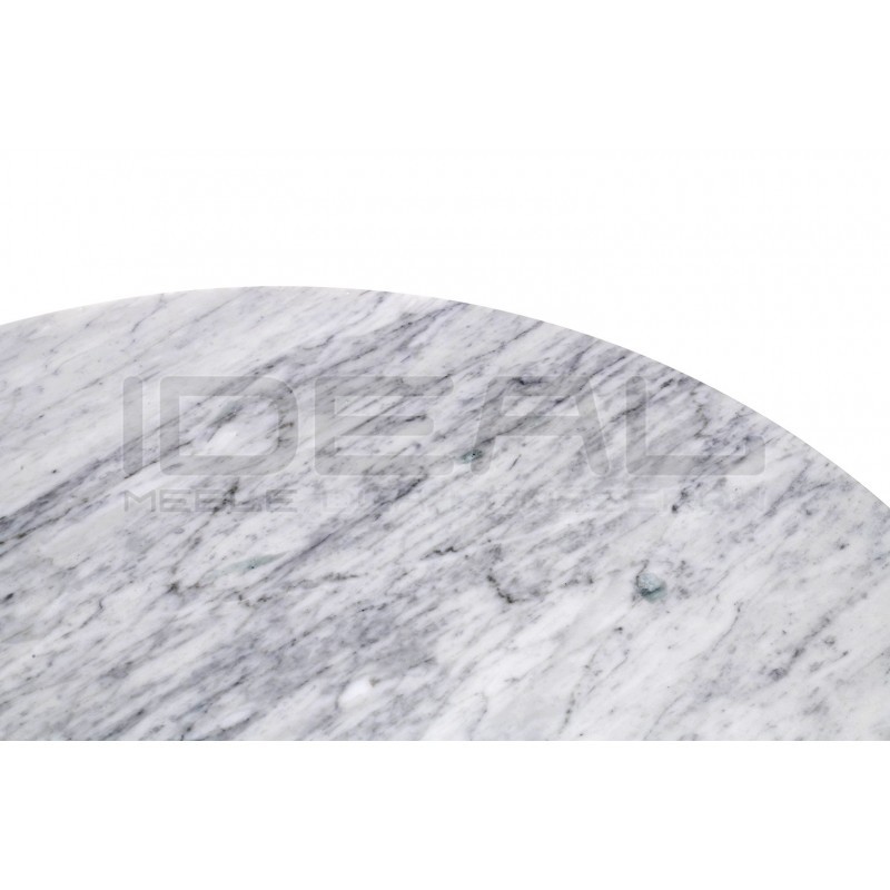 Stół inspirowany projektem Tulip z blatem z marmuru