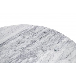 Stół inspirowany projektem Tulip z blatem z marmuru