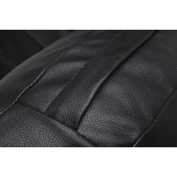 Fotel wiszący glamour BUBBLE chrom - poduszka ekoskóra