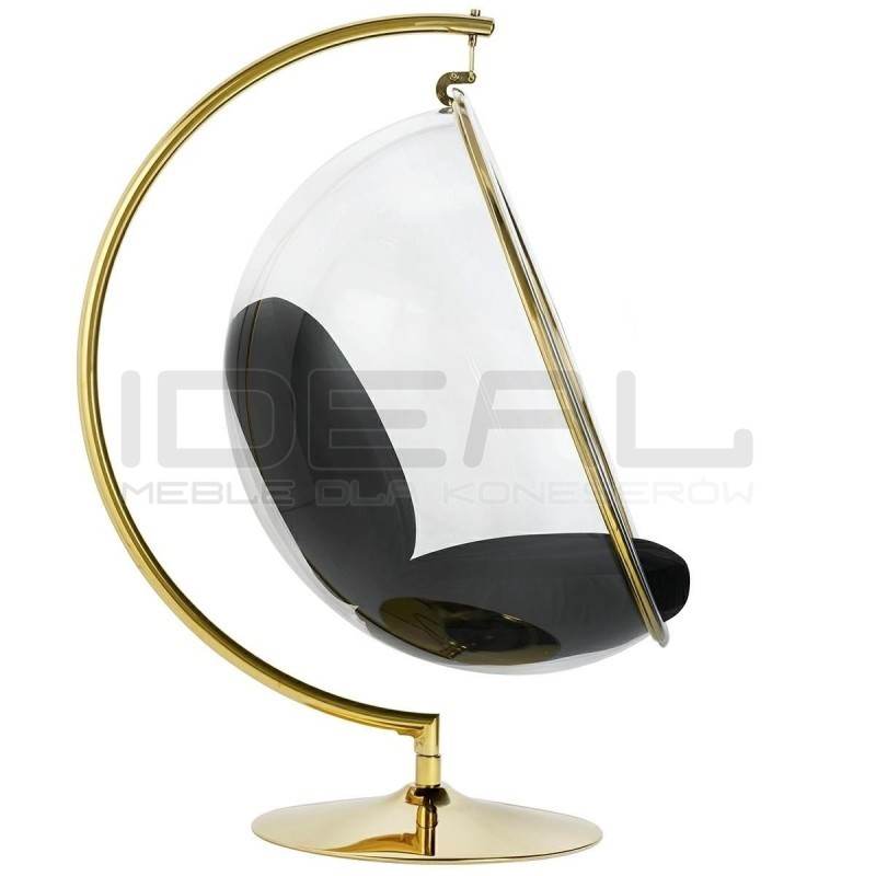 Fotel glamour bubble Stand Gold