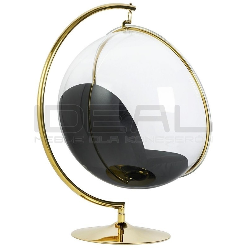 Fotel glamour bubble Stand Gold
