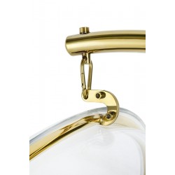 Fotel glamour bubble Stand Gold