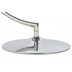 Fotel glamour bubble Stand chrom - poduszka wełna