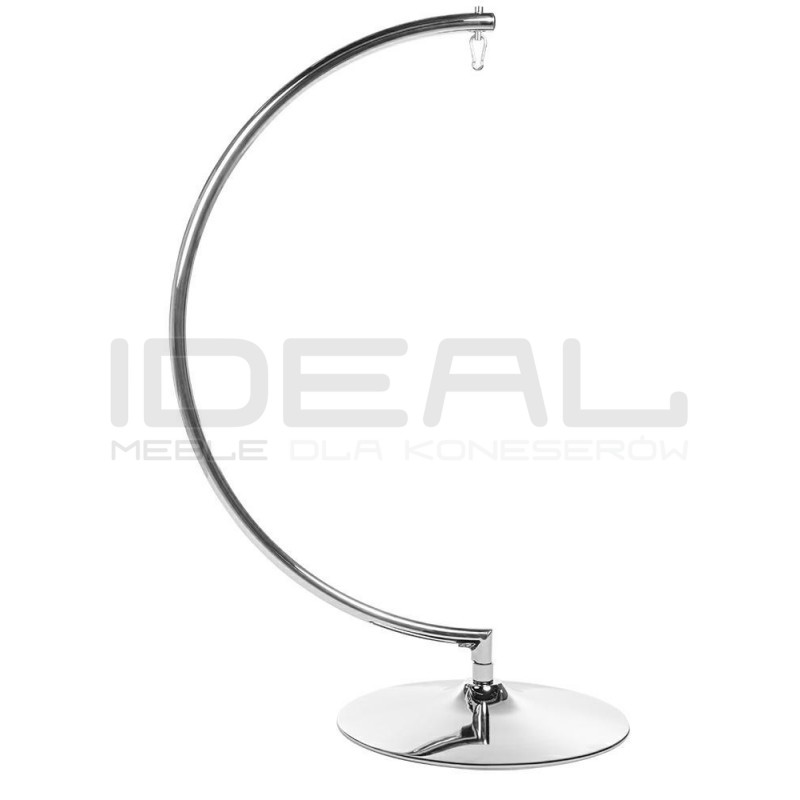 Fotel glamour bubble Stand chrom - poduszka ekoskóra