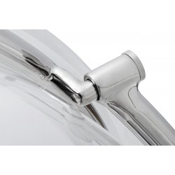 Fotel glamour bubble Stand 2 chrom - poduszka wełna