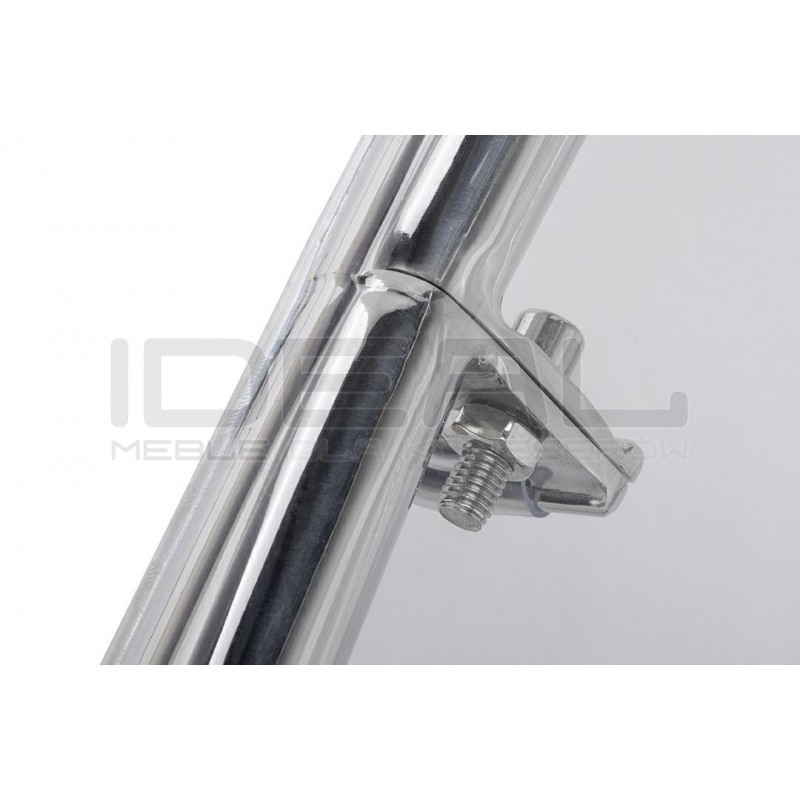 Fotel glamour bubble Stand 2 chrom - poduszka wełna