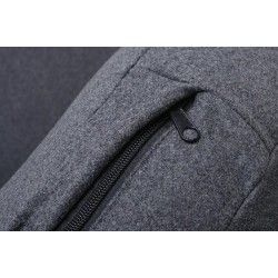 Fotel glamour bubble Stand 2 chrom - poduszka wełna