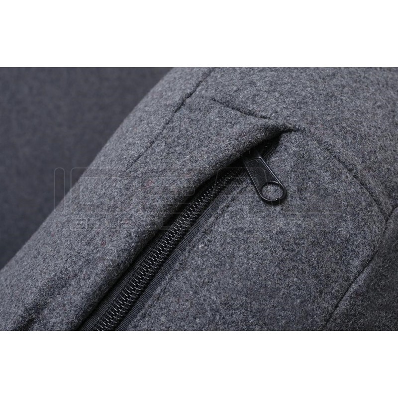 Fotel glamour bubble Stand 2 chrom - poduszka wełna