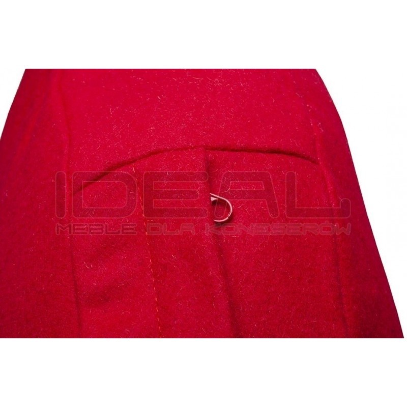 Fotel glamour bubble Stand 2 chrom - poduszka wełna