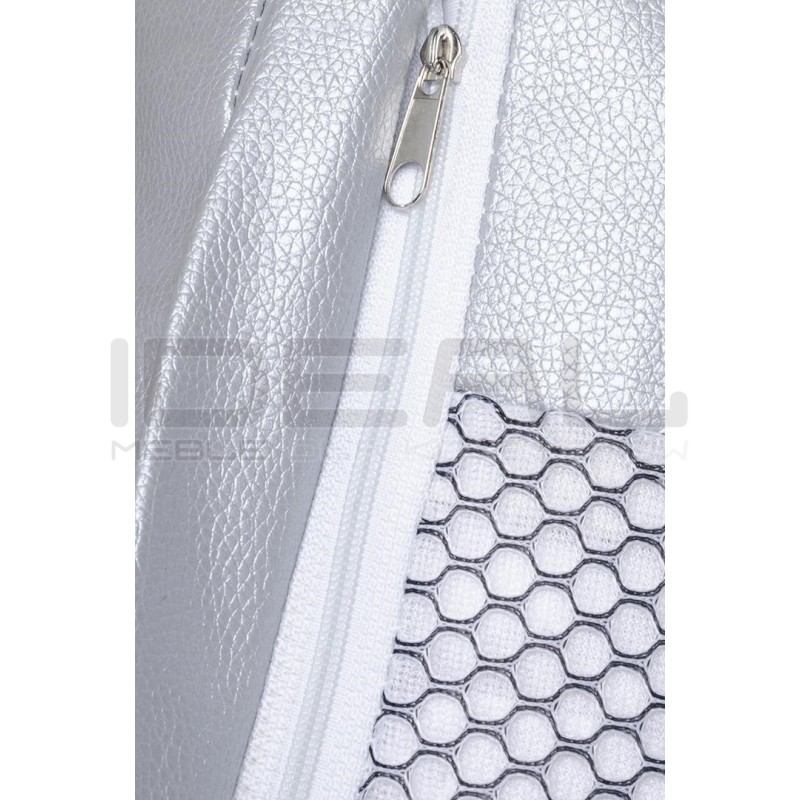 Fotel glamour bubble Stand 2 chrom - poduszka ekoskóra