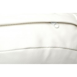 Fotel glamour bubble Stand 2 chrom - poduszka ekoskóra