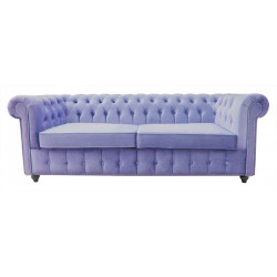 Sofa rozkładana chesterfield Canon z funkcją spania codziennego 3 os.