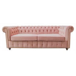Sofa rozkładana chesterfield Canon z funkcją spania codziennego 3 os.