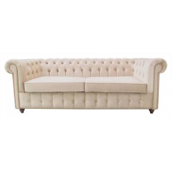 Sofa rozkładana chesterfield Canon z funkcją spania codziennego 3 os.