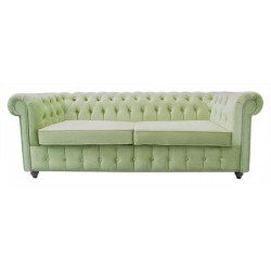 Sofa rozkładana chesterfield Canon z funkcją spania codziennego 3 os.