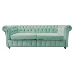 Sofa rozkładana chesterfield Canon z funkcją spania codziennego 3 os.